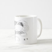 マグ- Zenletter "P " コーヒーマグカップ (正面右)