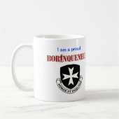 マグBorinqueneers -青銅色の星及びデキセドリン錠 コーヒーマグカップ (左)