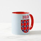 マグBrito家族の紋章付き外衣 マグカップ (正面右)