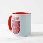 マグBrito家族の紋章付き外衣 マグカップ (正面左)