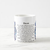 マグFamily学部長の紋章付き外衣 コーヒーマグカップ (中央)