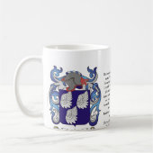 マグFamily学部長の紋章付き外衣 コーヒーマグカップ (左)