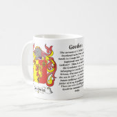 マグGoodwin家族の紋章付き外衣 コーヒーマグカップ (正面左)
