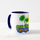 マグGran Canariaの精神状態-スタイルを選んで下さい マグカップ (正面左)