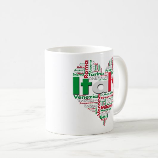 マグI愛イタリア コーヒーマグカップ (正面右)