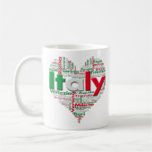 マグI愛イタリア コーヒーマグカップ (左)