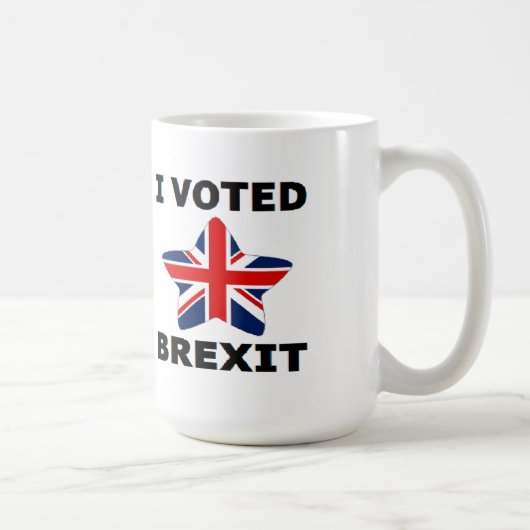 マグI投票Brexit コーヒーマグカップ (右)