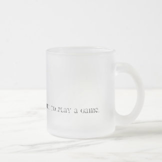 マグIIを見ました フロストグラスマグカップ