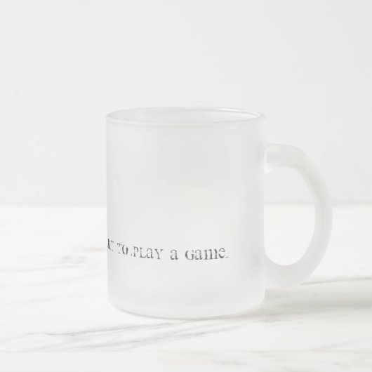 マグIIを見ました フロストグラスマグカップ (右)