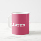マグLauren コーヒーマグカップ (正面左)