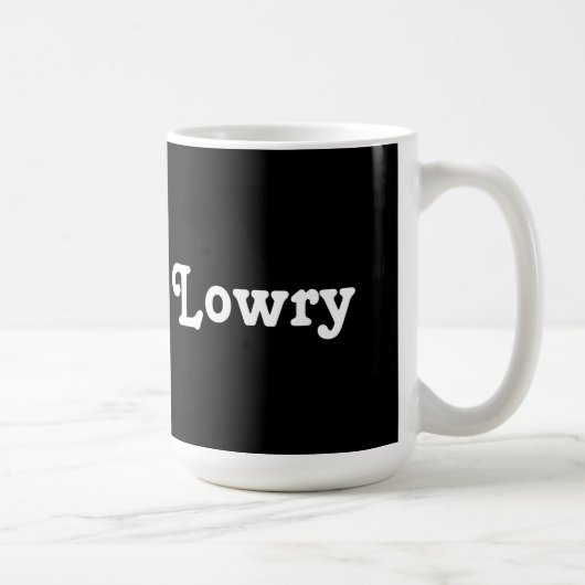 マグLowry コーヒーマグカップ (右)