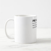 マグProcaffeinating コーヒーマグカップ (左)