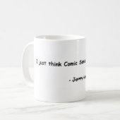 マグSans Parks&Recの漫画 コーヒーマグカップ (正面左)