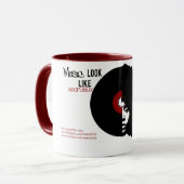 マグsean360x音楽一見 マグカップ (正面左)