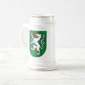 マグSteyrの紋章付き外衣 ビールジョッキ (正面左)