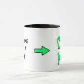 マグv2なしで家クールに帰れない マグカップ (中央)