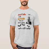 マケインコックハロウィーン長袖メンズシャツ Tシャツ (正面)