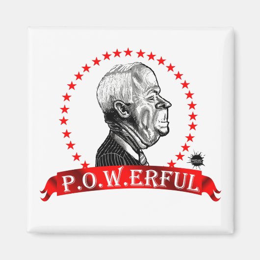 マケイン – 痛い。マグネット マグネット (正面)