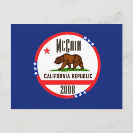 マケインCALIFORNIAはがき ポストカード (正面)