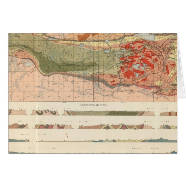 マケット地区総合地質図 (正面横)