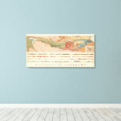 マケット地区総合地質図 キャンバスプリント (インサイチュ (ウッドフロア))