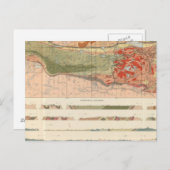 マケット地区総合地質図 ポストカード (正面/裏面)