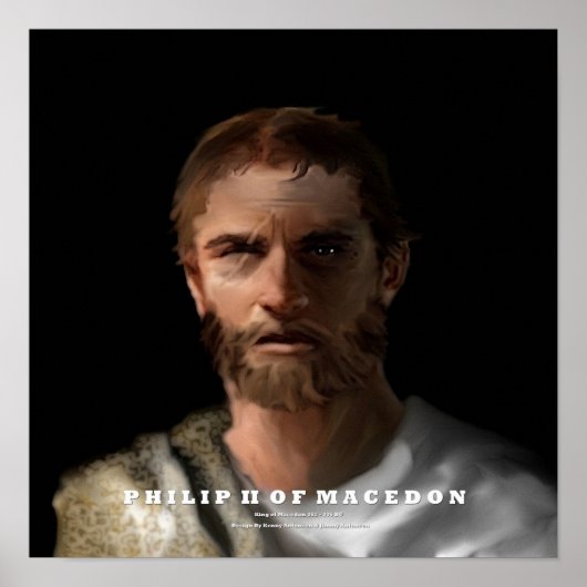 マケドニアのフィリップ2世のポスター ポスター (正面)