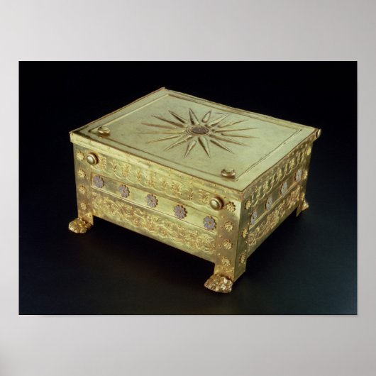 マケドニアのフィリップ2世の墓からの棺 ポスター (正面)