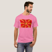マケドニアの旗のTシャツ Tシャツ (正面フル)