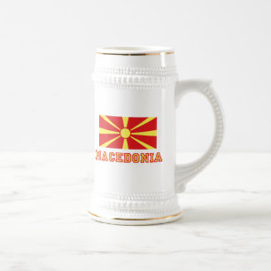 マケドニアの旗2 ビールジョッキ