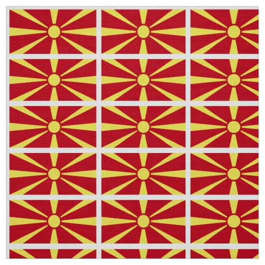 マケドニアの旗 ファブリック (見本)