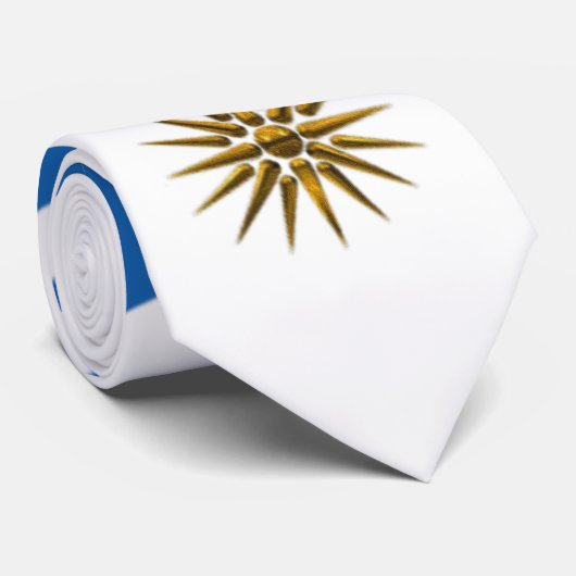 マケドニアの星のタイ、Vegina日曜日 ネクタイ (ロール)