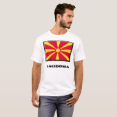 マケドニアのTシャツ Tシャツ (正面フル)