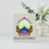 マケドニアコート・オブ・アームズ ポストカード (スタンド正面)