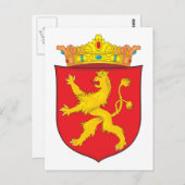 マケドニアコート・オブ・アームズ(1635) ポストカード (正面/裏面)