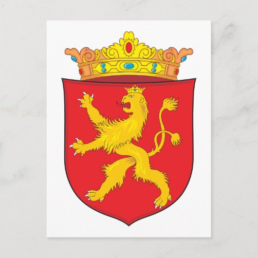 マケドニアコート・オブ・アームズ(1635) ポストカード (正面)