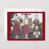 マケドニアドール紙ポストカードのゾラ ポストカード (正面/裏面)