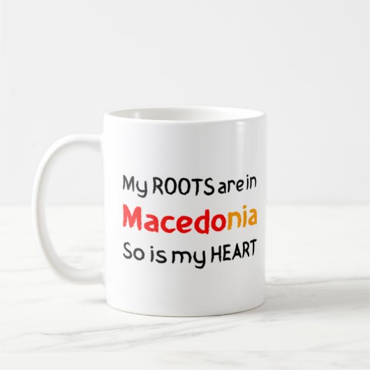 マケドニアルーツコーヒーマグ コーヒーマグカップ (左)