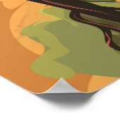 マケドニアヴィンテージ旅行ポスター ポスター (角)