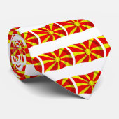 マケドニア国旗のネクタイ ネクタイ (ロール)