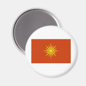 マケドニア国旗 マグネット (正面/裏面)
