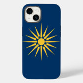 マケドニア旗のApple Case-Mate 愛国心 iPhoneケース (裏面)