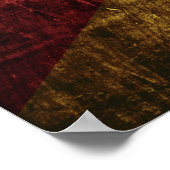 マケドニア旧木目国旗 ポスター (角)