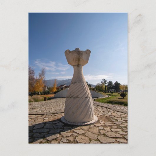 マケドニア未踏のプリレップ山 ポストカード (正面)