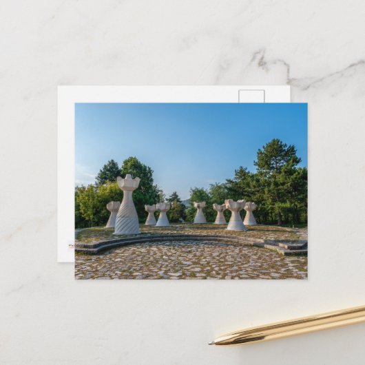 マケドニア未踏のプリレップ山 ポストカード (正面/裏面インサイチュ)