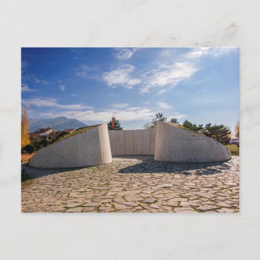 マケドニア未踏のプリレップ山 ポストカード (正面)