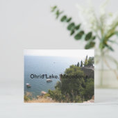 マケドニア，オフリド湖 ポストカード (スタンド正面)