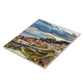 マケドニア，オフリド タイル (側面)