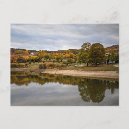 マケドニア・クルーシェボ湖 ポストカード (正面)