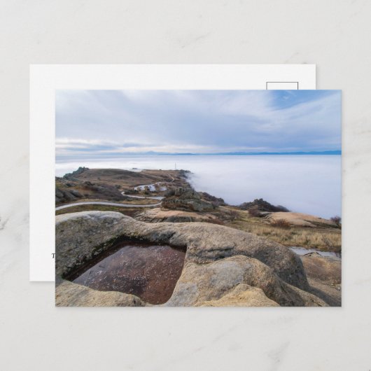 マケドニア・プリレップのトレスカベック修道院から眺める ポストカード (正面/裏面)